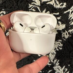 White Wireless Earbuds with Charging Case